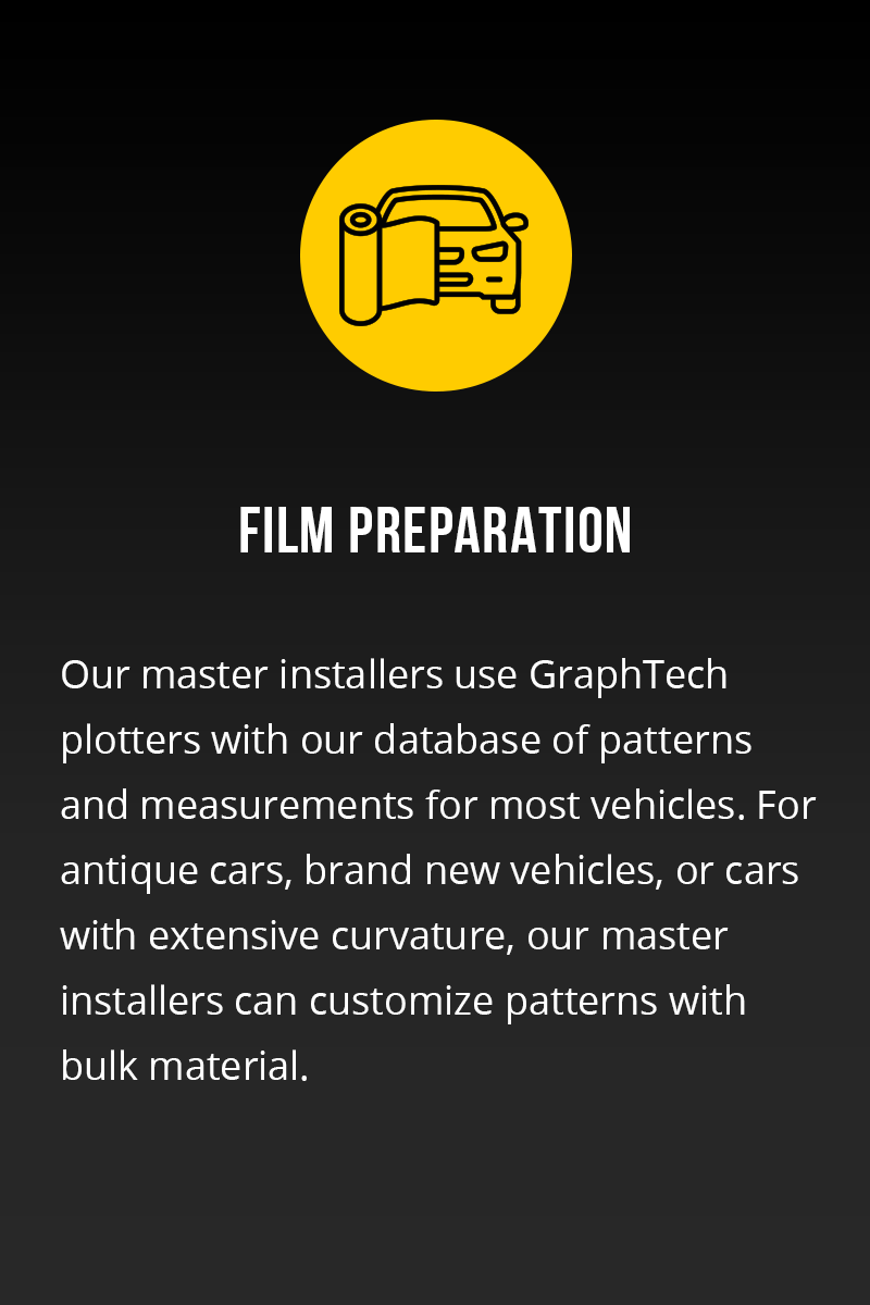 Paint Protection Film Preparation