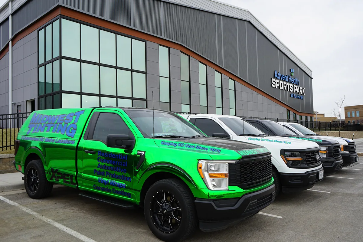 Midwest Tinting Service Trucks